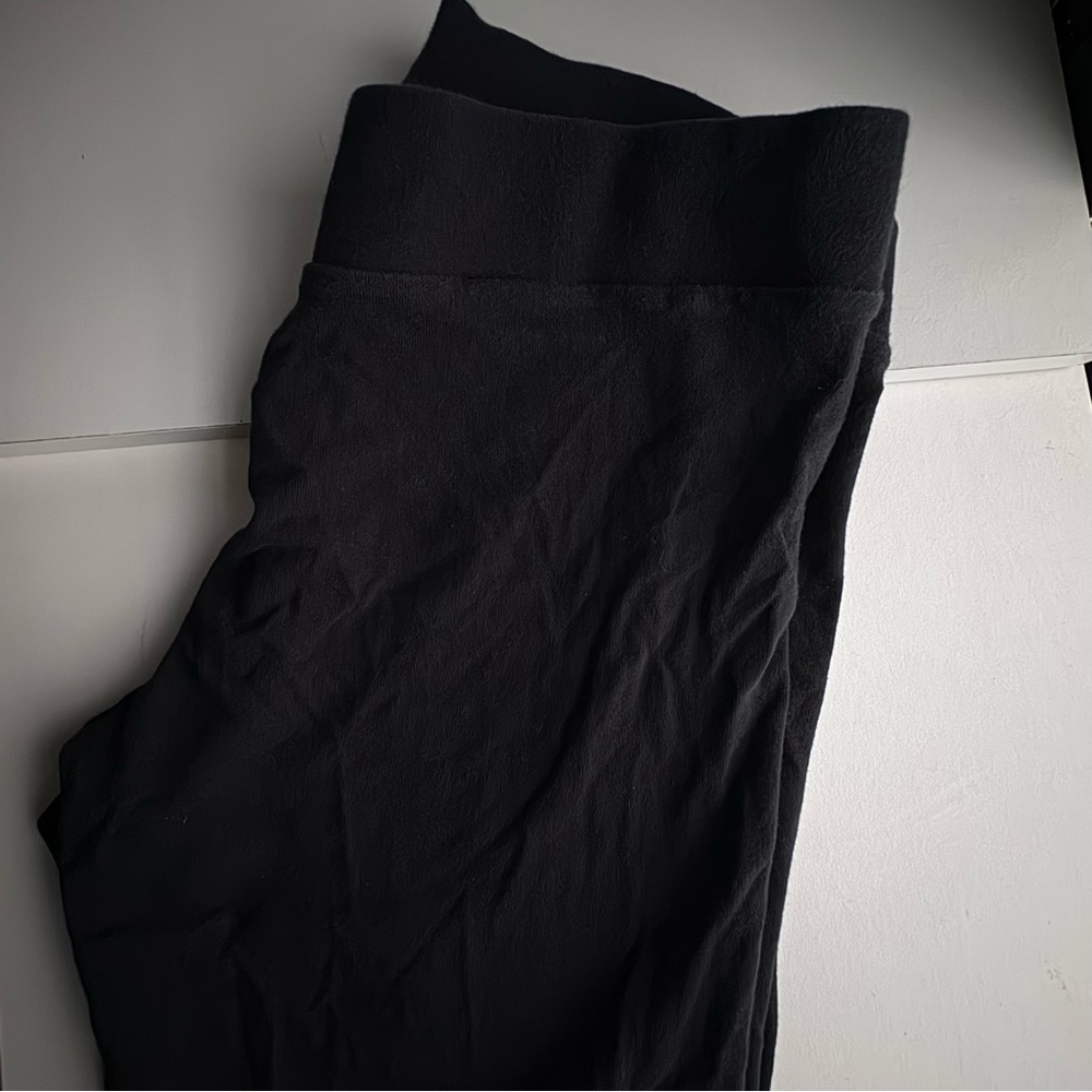 2 Target Mossimo Black Cotton Leggings Waist Band Bundle - Picture 6 of 12